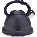 Black Flame Pattern Stainless Steel Whistling Water Kettle