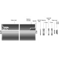 Idler Roller Components For Bulk Belt Roller Conveyor