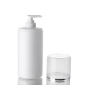 Leere Plastik weiße Pumpe Shampoo Lotion Flasche