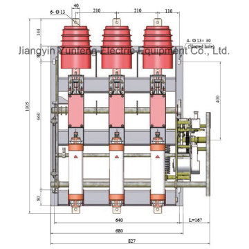 Yfzrn25-12D/T125-31.5 AC Hv Vacuum Load Switch with Fuse Combination Unit