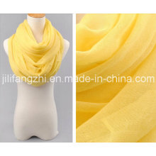 100% Spun Polyester High Twist Voile Greige Fabric for Scarf