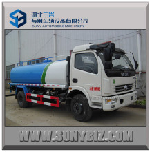 8t Dongfeng 120HP Camión cisterna Camión de rociado de agua