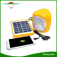 Multifunctional Solar Lamp Portable Solar Camping Lantern Outdoor Emergency LED Light with Mobile Phone Charging