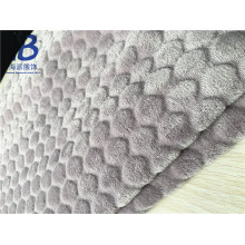KNITTED POLYESTER EMBOSS FLANNEL