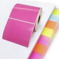 Pegatina de etiqueta colorida compatible con la impresora cebra
