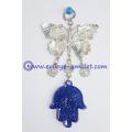 Hamsa hand wall hanging,Butterfly evil eye wall decoration, Turkish nazar lucky evil eye