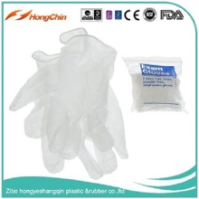 trabalho retal dental vinil cleanroom gloves