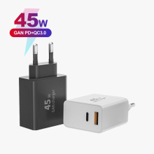 45W Cargo rápido QC3.0 PD GaP Laptop Charger