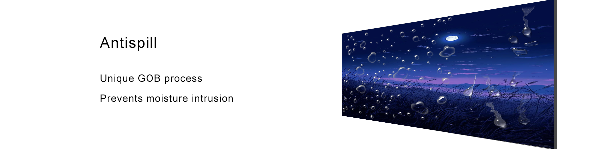 antispill Micro GOB LED display signage explanation antispill Micro GOB LED display signage explanation
