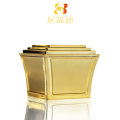 Gold Color Square Plastic Perfume Bottle Cap Cosmetic Lids