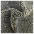 100% Polyester Sherpa Fleece in Melange Color Fabric