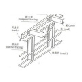 Drywall partiton stud and track machine