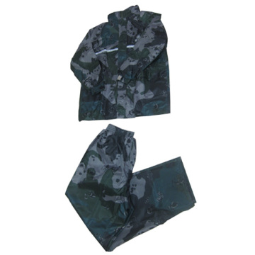 Imperméable de piquage pvc Camo polyester(taffeta)