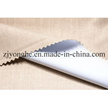 100% Polyester 3 Pass Blackout Coated Flocking Fabric for Curtain (57/58")