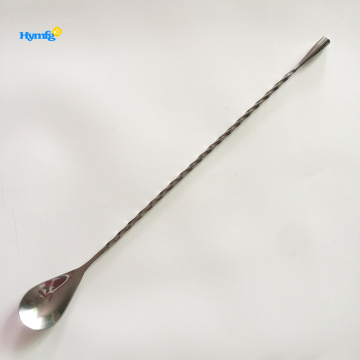 Stainless steel Bar Tool teardrop Bar Mixing spoon