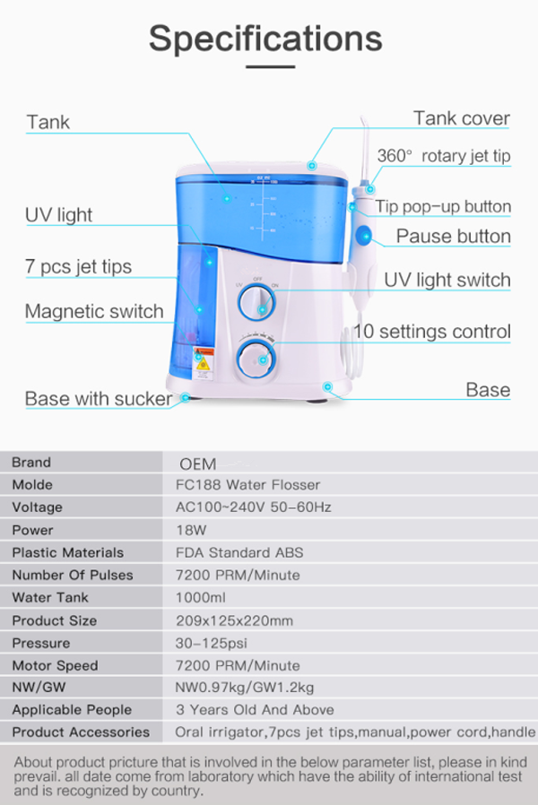 oral irrigator