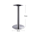 Chrome Brass Metal Table Legs Round Table Base