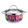 Poêle à frire cocotte casserole en acier inoxydable cuiseur