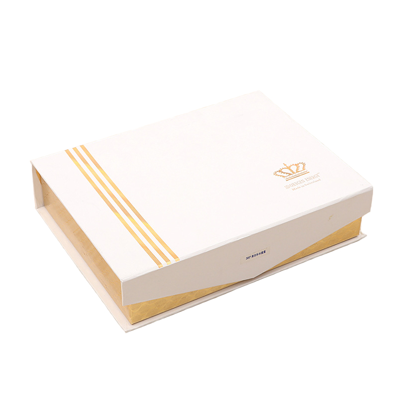 Gold Fancy Paper Cosmetic Gift Box