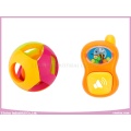 Baby Rattles Ball and Mobile Phone Plastic Toys Rattles Mixed 12 in 1