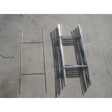 Welded Galvanized H Frames 10X30′ Wire Step Stakes