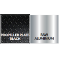 Schwarzes Aluminium-Stahl-Riffelblech Diamant