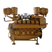 12V190 V Cylinder Gas Engine with Double Shaft Power Range from 450KW-550KW