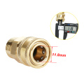 M22 Masculino 1/4 &quot;Adaptador/ conector de latón rápido femenino