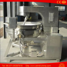 Máquina de pipoca de saída de 70kg automática Máquina de popcorn operada a gás