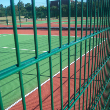 Powder Coated Double Wire Mesh Fence Panels