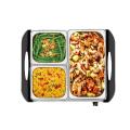 Professional Hot Plate Food Warmer with 3 Tray