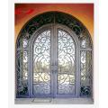 Thermal Break Decorative Exterior Wrought Iron Door