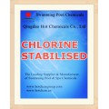 Produits chimiques de piscine de stabilisateur d&#39;acide cyanurique CAS aucun 108-80-5