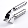 stainless steel silicone garlic press and peeler