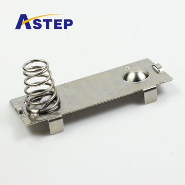 Button spring with riveted gaskets for keyboards pcb