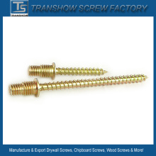 Yellow Electroplated Fix Furniture Screw