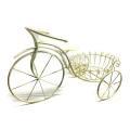 Decorative Metal Tricycle Garden Flowerpot Stand