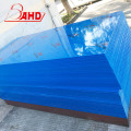 Color azul HDPE Hojas de polietileno de alta densidad
