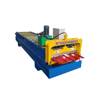 Automatic Trapezoidal Roof Panel Roll Forming Machine