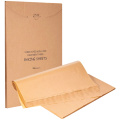 Folhas de papel de pergaminho não branqueado pré-cortado de 12 x 16 polegadas antiaderente para grelhar fritadeira de ar forno de cozimento a vapor