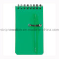 Custmoized Plastic Mini Pocket Soft PP Cover Spiral Notebook (PPN230)