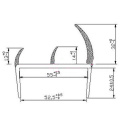 Truck Door Gate Seal Rubber Gasket Gear