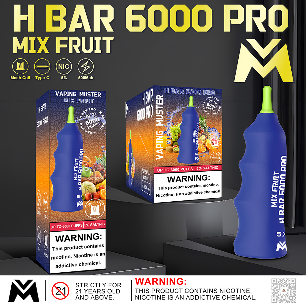 Electronic Cigarette T Bar 6000 PRO Electronic Cigarette T Bar 6000 PRO