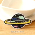 Woven Label embroidery Clothes Space Patch Badges Stripes