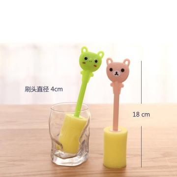 Cute Cartoon Handle Baby Bottle Brush