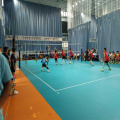 Piso de cancha de voleibol de PVC Enlio