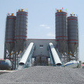 JS fixed HZS180 concrete batching plant view