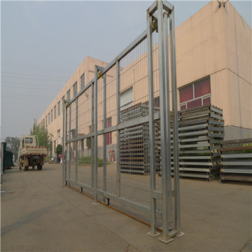 Porte de clôture en métal galvanisé à chaud