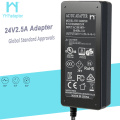 Adaptador AC DC 24V 2.5A Fonte de alimentação