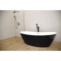 Luxurious Classicial Black Freestanding Acrylic Bathtub